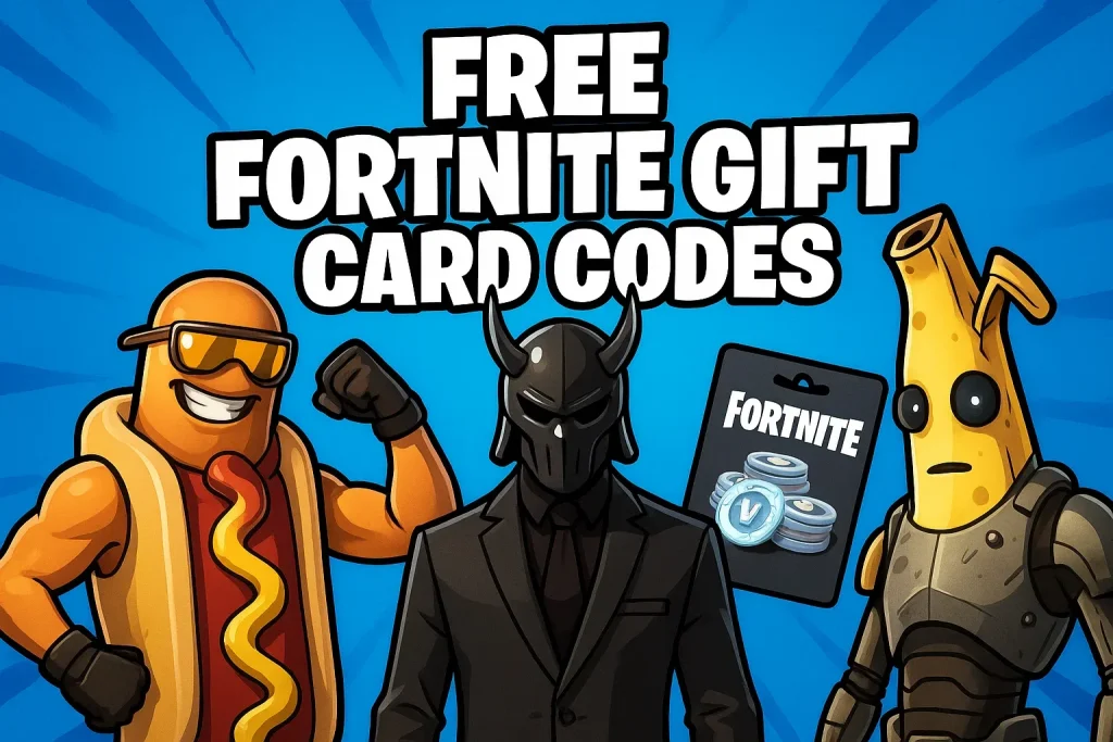 Free Fortnite Gift Card Codes
