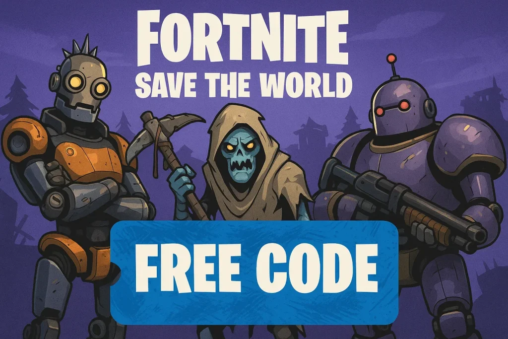 Fortnite save the world free code