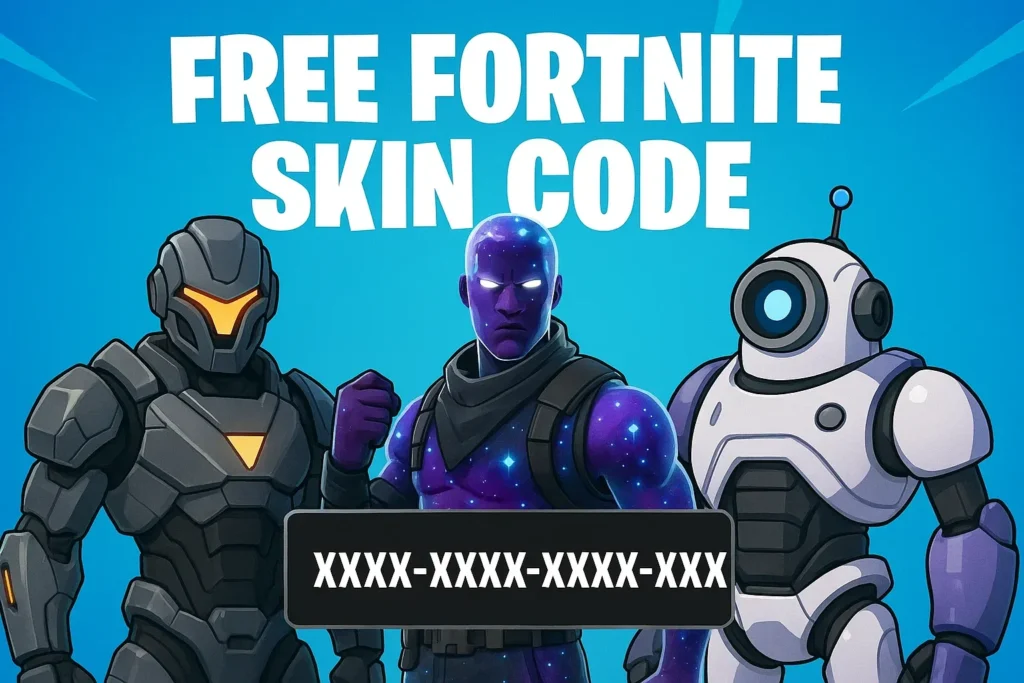free Fortnite skin code