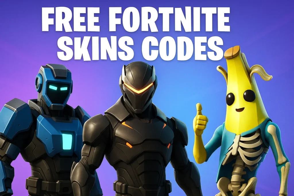 free Fortnite skins codes