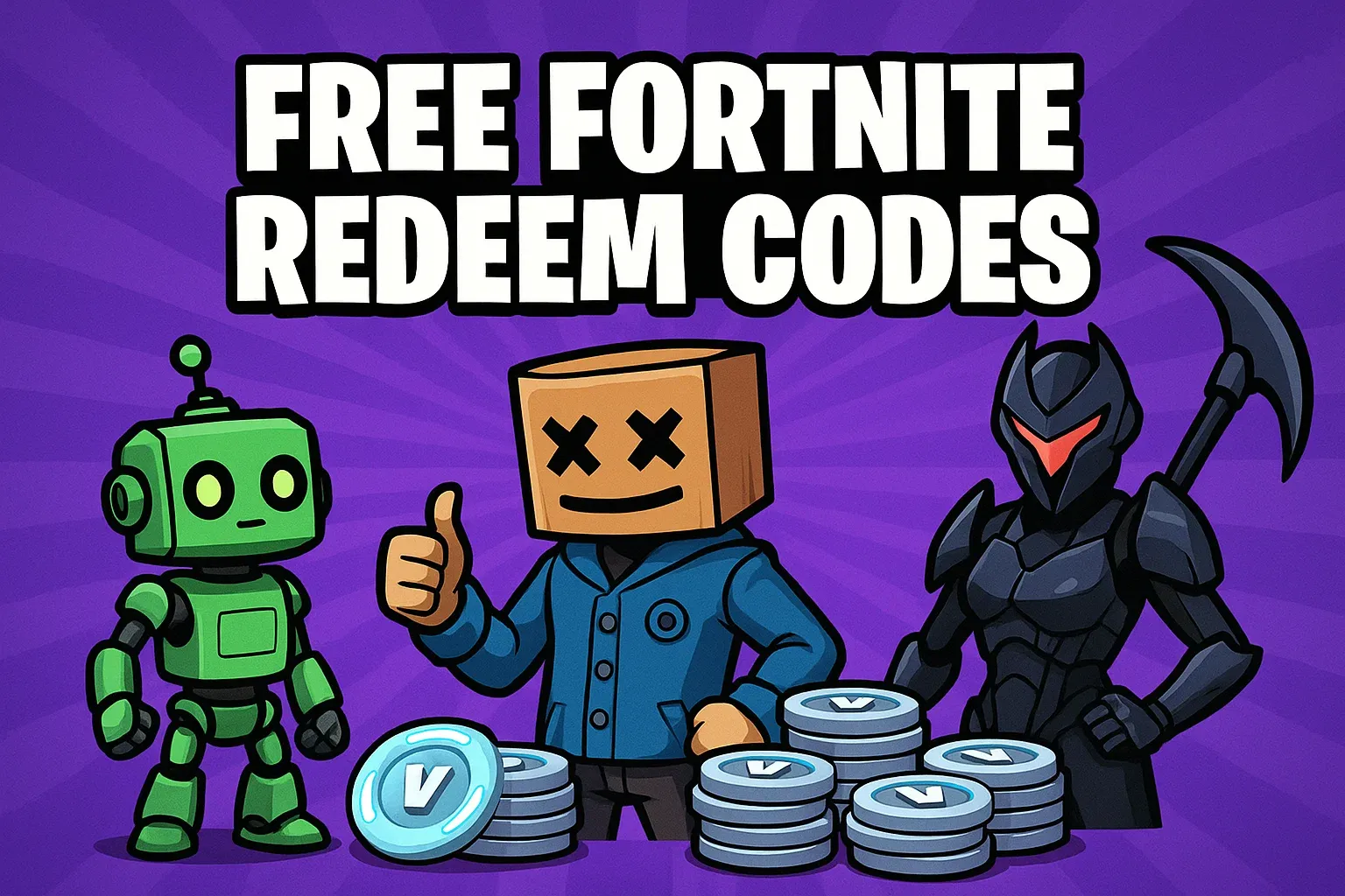 free Fortnite redeem codes
